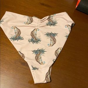 Montce Swim - Mocha cheetah repeat Paula bikini bottom MEDIUM Montce Swim - Mocha cheetah repeat Paula bikini bottom MEDIUM